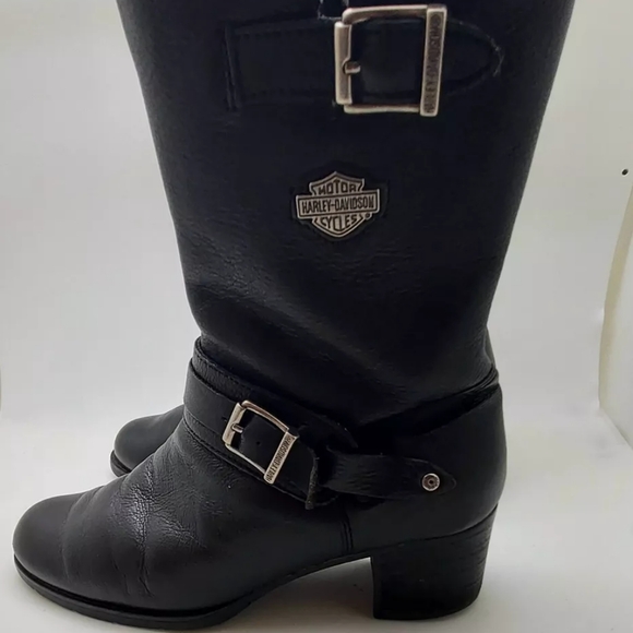 Harley Davidson Motorcycle Biker Boot Heel - Picture 2 of 6